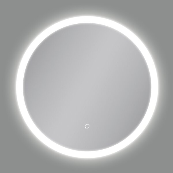 ACB Iluminacion Nástěnné LED zrcadlo PETRA, ⌀ 64 cm, 32W, CRI90, IP44