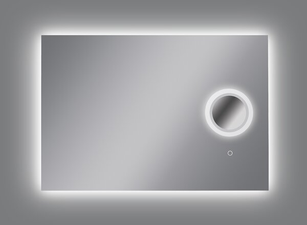 ACB Iluminacion Nástěnné LED zrcadlo OLTER, š. 110 cm, 61W + 14W, CRI90, IP44, 5x zvětšovací