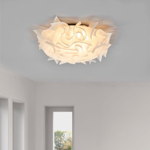 Stropní Lampa Slamp, VELI M, stmívatelné, Bílá, Obývací pokoj, Plast, Design