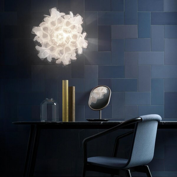 Nástěnná Svítidla Slamp, Clizia Mama Non Mama, stmívatelné, Bílá, Obývací pokoj, Plast, Design