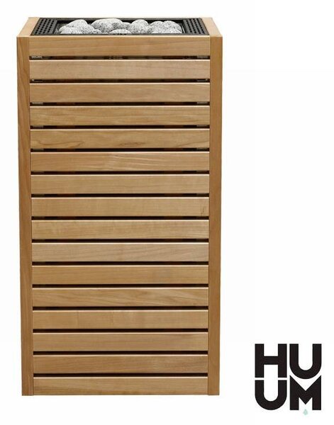 HUUM CORE – kompaktní elektrická saunová kamna bez pláště, 9kW bez pláště černý límec