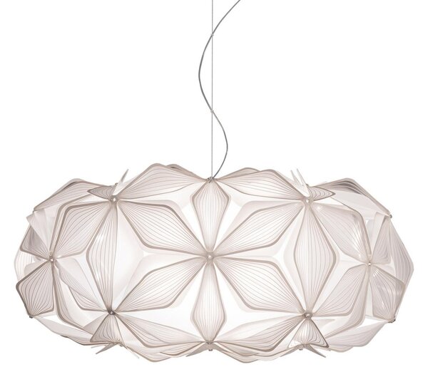 Závěsná svítidlo Slamp, C'EST LA VIE, stmívatelné, Bílá, Obývací pokoj, Plast, Design
