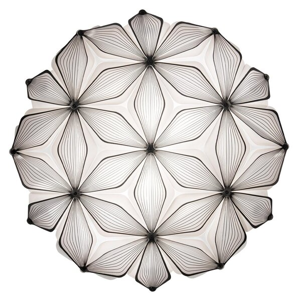 Stropní Lampa Slamp, C'EST LA VIE, stmívatelné, Černá, Obývací pokoj, Plast, Design