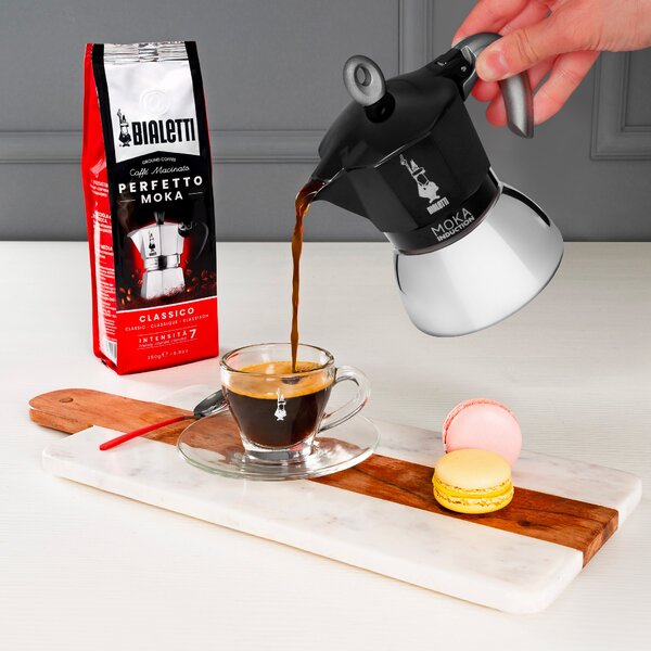 Bialetti New Moka Indukce černá (různé velikosti) Objem v⁠ porcích: 6 porcí