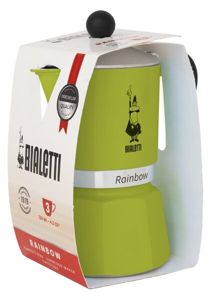 Bialetti Rainbow zelená 6 porcí