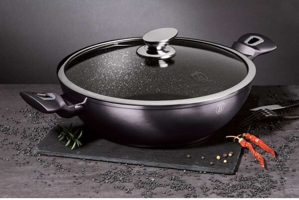 Pánev hluboká s poklicí 30 cm Carbon PRO Line