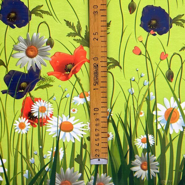 Ubrus PVC Mirabella 6910B - Polní kvítí 140cm x 20m