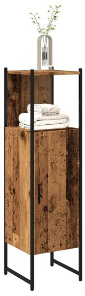 Koupelnová skříňka old wood 33 x 33 x 120,5 cm kompozitní dřevo