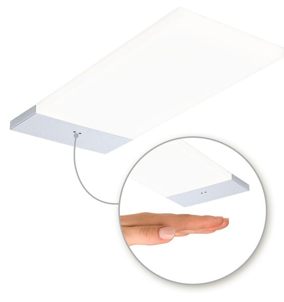 P 92122 LED podskříňkové svítidlo Bredo s čidlem 3ks sada 4000K 3x2,5W 80x190mm 230/12V stříbrná - PAULMANN