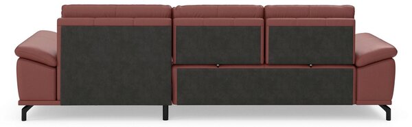 ROHOVÁ SEDAČKA, kůže, červenohnědá Sit & More - Sedací soupravy, Online Only
