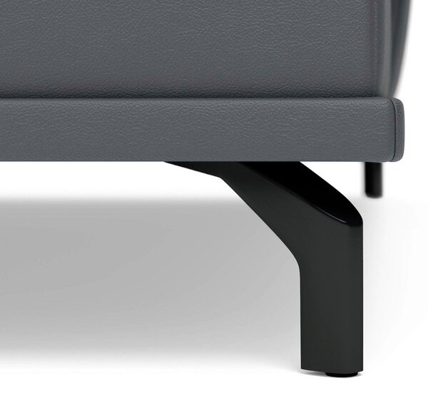 ROHOVÁ SEDAČKA, kůže, černá Sit & More - Sedací soupravy, Online Only