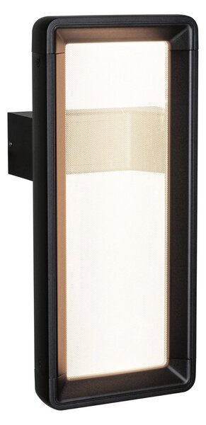 P 93109 LED venkovní nástěnné svítidlo Reana pohybové čidlo HF senzor IP44 176x107mm 3000K 2x3W 230V antracit kov - PAULMANN