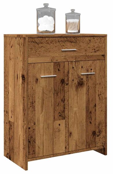 Koupelnová skříňka old wood 60 x 33 x 80 cm kompozitní dřevo