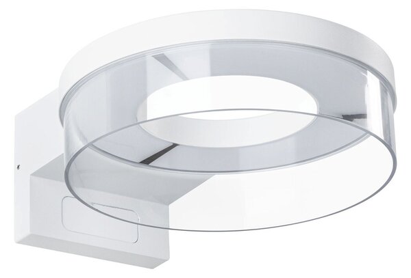 P 93114 LED venkovní nástěnné svítidlo Smart Home Zigbee 3.0 Capea pohybové čidlo neláká hmyz IP44 231mm CCT 12,5W 230V bílá hliník - PAULMANN