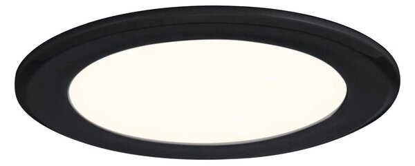 P 93117 LED vestavná nábytková svítidla 3ks sada kruhové 65mm 3x2,5W 230/12V 3000K černá mat - PAULMANN