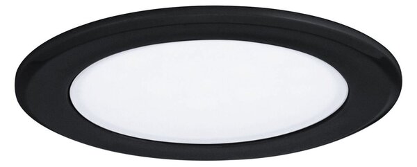 P 93117 LED vestavná nábytková svítidla 3ks sada kruhové 65mm 3x2,5W 230/12V 3000K černá mat - PAULMANN