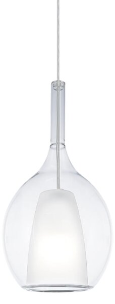 Závěsné svítidlo 2x E27 priehľadná IP20 Ideal Lux KALIQUE 360034