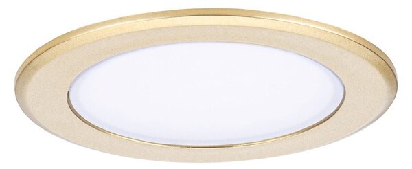 P 93119 LED vestavná nábytková svítidla 3ks sada kruhové 65mm 3x2,5W 230/12V 3000K zlatá mat - PAULMANN