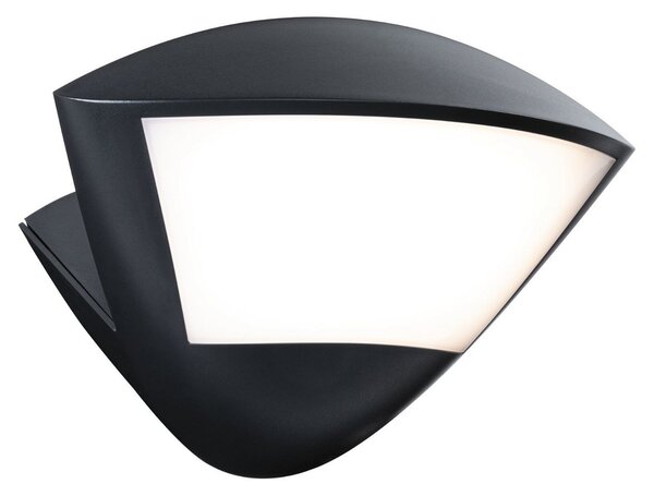 P 94864 LED venkovní nástěnné svítidlo Smart Home Zigbee 3.0 Skyla pohybové čidlo neláká hmyz IP44 226x164mm CCT 10W 230V antracit hliník - PAULMANN