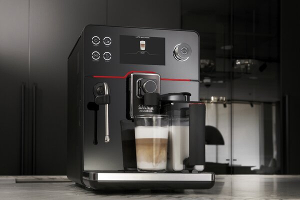Gaggia New Accademia Black Glass