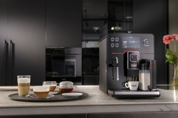 Gaggia New Accademia Black Glass