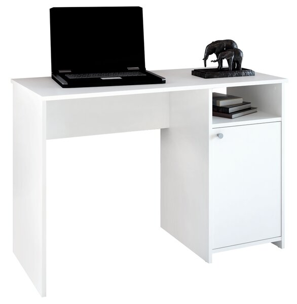 KONDELA PC stůl, bílá, DEDE