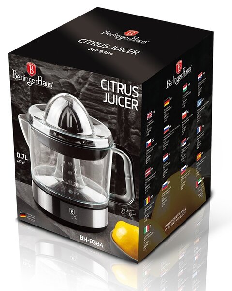 Lis na citrusy elektrický 0,7 l Matte Black Collection