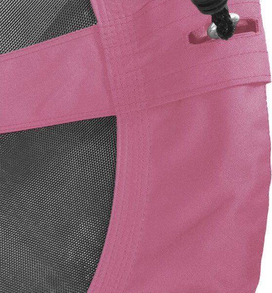 Aga Závěsný houpací kruh 110 cm Růžový s vlajkami