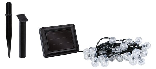 P 94874 Solární světelný řetěz Soala IP44 3000K černá - PAULMANN