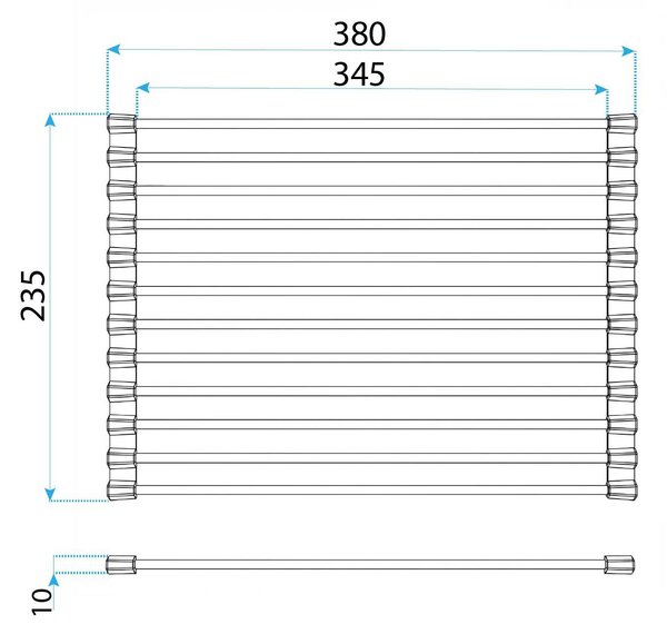 Rolovací odkapávač na dřez REA P12298A Grey