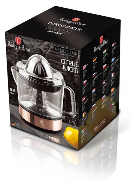 Lis na citrusy elektrický 0,7 l Rosegold Metallic Line