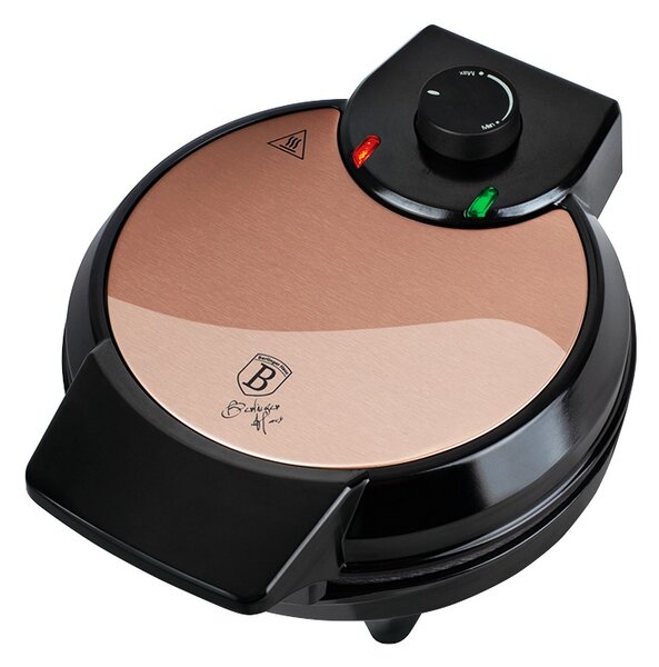 Vaflovač na 5 vaflí ve tvaru květu Rosegold Metallic Line
