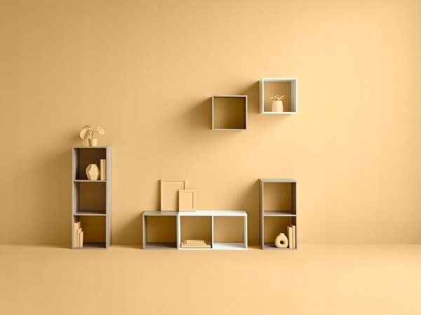 Police MDF deska 5five Simply Smart 34,5 x 32 cm bílá