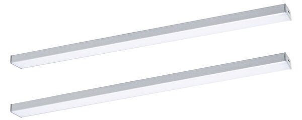 P 98612 LED podskříňkové svítidlo Inline 2x4W rozšiřovací sada 350x26mm 24V matný chrom - PAULMANN