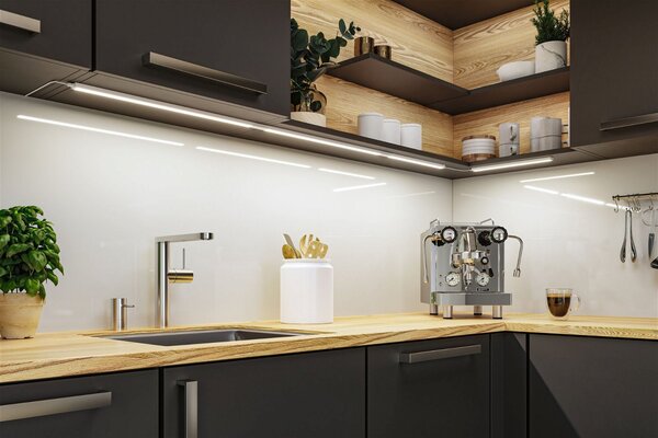 P 98611 LED podskříňkové svítidlo Inline 2ks startovací sada 2x4W 350x26mm 24V bílá mat - PAULMANN