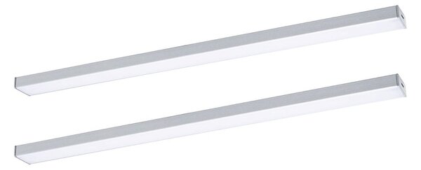 P 98613 LED podskříňkové svítidlo Inline 2x4W rozšiřovací sada 350x26mm 24V matný chrom - PAULMANN