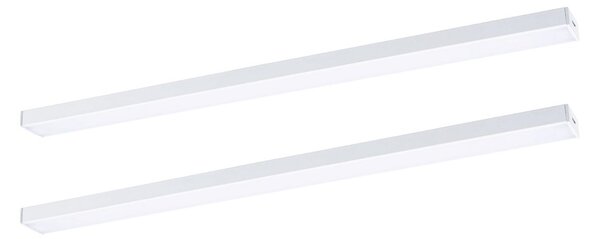 P 98615 LED podskříňkové svítidlo Inline 2x4W rozšiřovací sada 350x26mm 24V bílá mat - PAULMANN