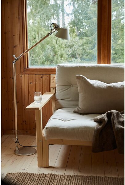 Manšestrová rozkládací pohovka v hořčicové barvě 218 cm Unwind – Karup Design