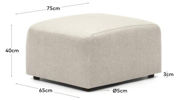 Béžová podnožka Neom – Kave Home