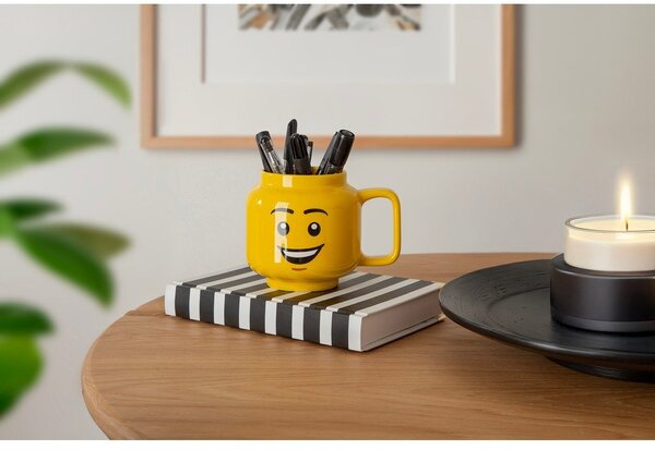 Žlutý keramický dětský hrnek 530 ml Head – LEGO®