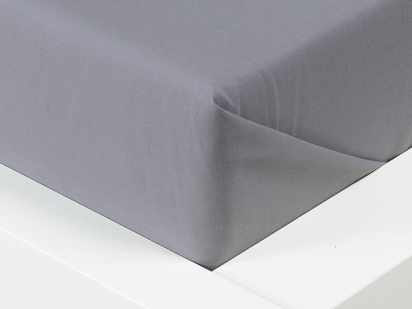 XPOSE® Bavlněné prostěradlo - šedé 140x225 cm