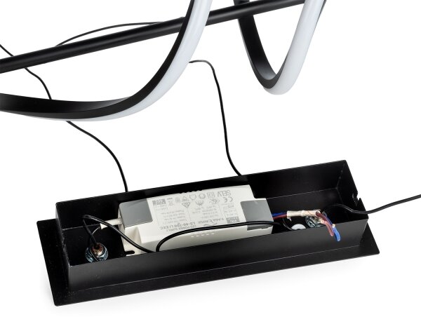 ONLI - LED Lustr na lanku TWIST LED/30W/230V 4000K černá