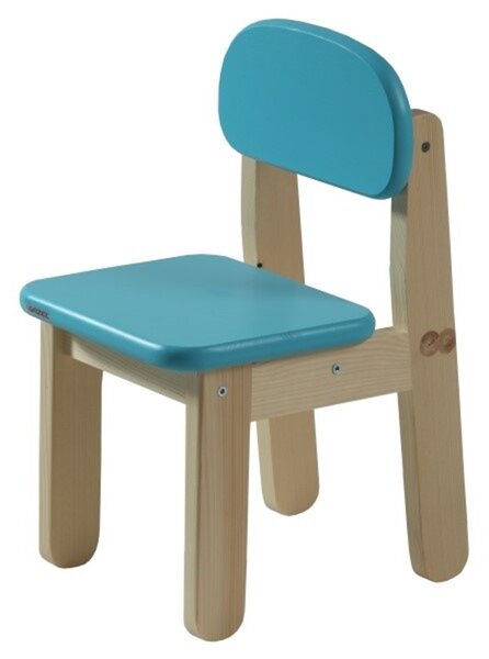 Dětská židle PUPPI - SVĚTLE MODRÁ smrk