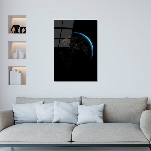 Skleněný obraz 70x100 cm Earth – Wallity