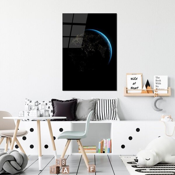 Skleněný obraz 70x100 cm Earth – Wallity