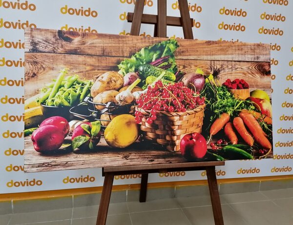 Obraz čerstvé ovoce a zelenina