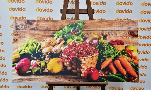 Obraz čerstvé ovoce a zelenina