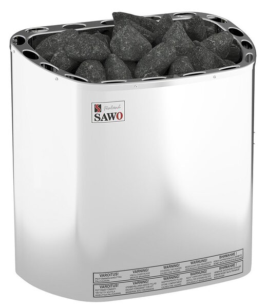 Sawotec saunová kamna elektrická Nordex SCA-90NS-Z-C, Steel