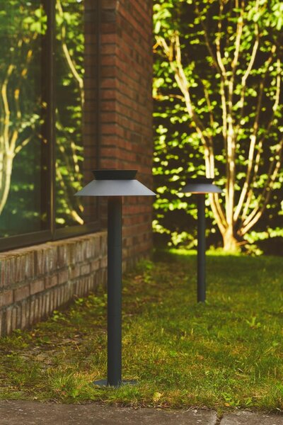 NOR 2418098050 Justina Solar venkovní sloupkové solární svítidlo antracit - NORDLUX