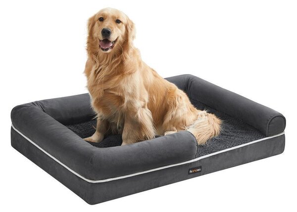 SONGMICS Pelíšek pro psy Dustin 106 cm XL šedý